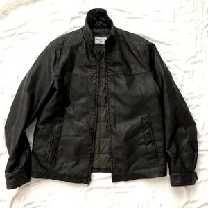 Men’s Dockers Smooth Lamb Faux-Leather Jac…